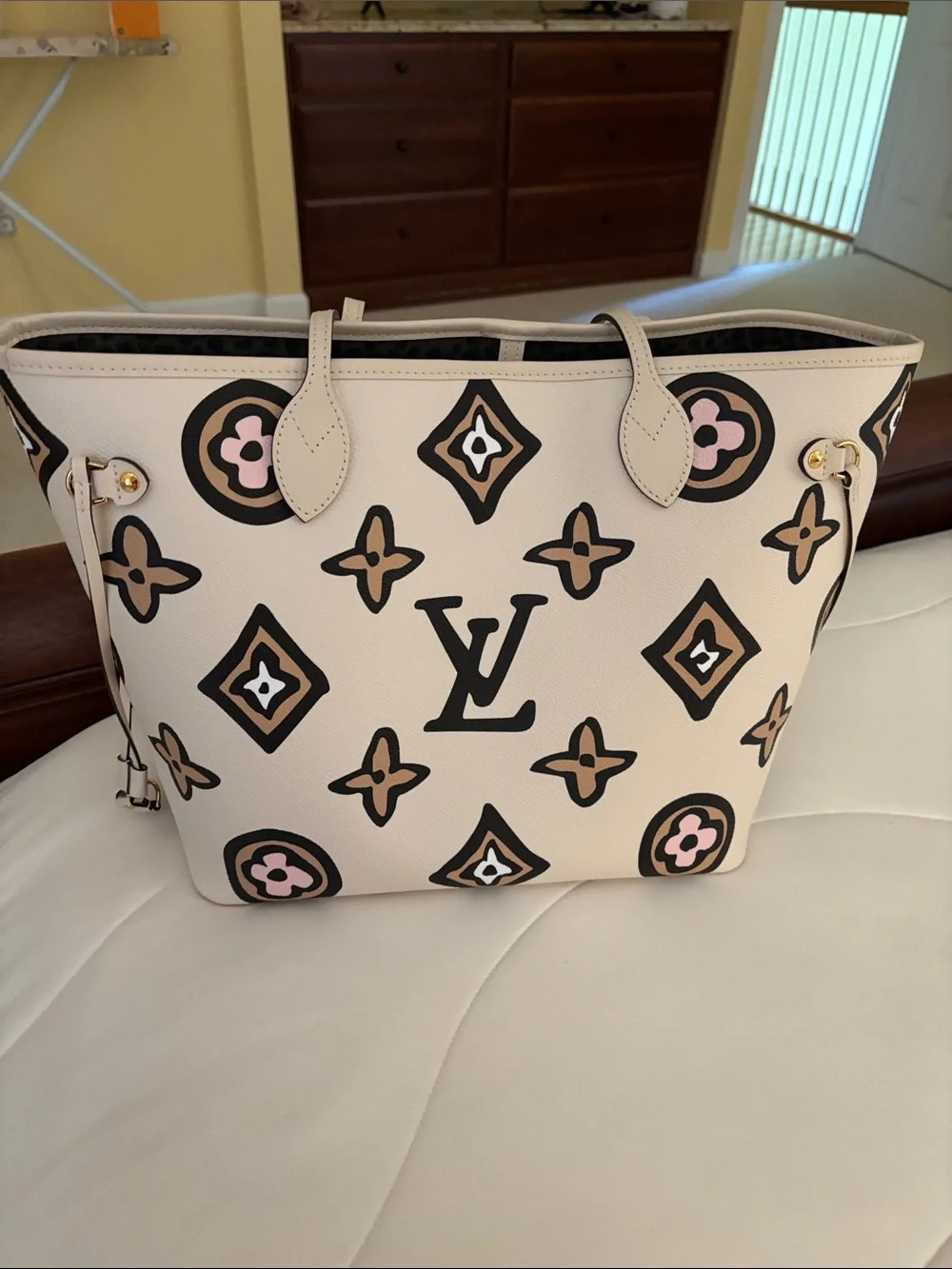 Louis Vuitton Wild at Heart Limited Edition MM Neverfull Tote Bag